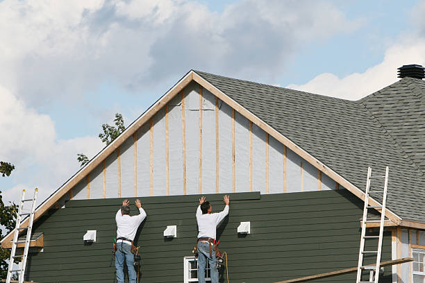 Professional Siding Repair technician working in Arlington Heights, IL